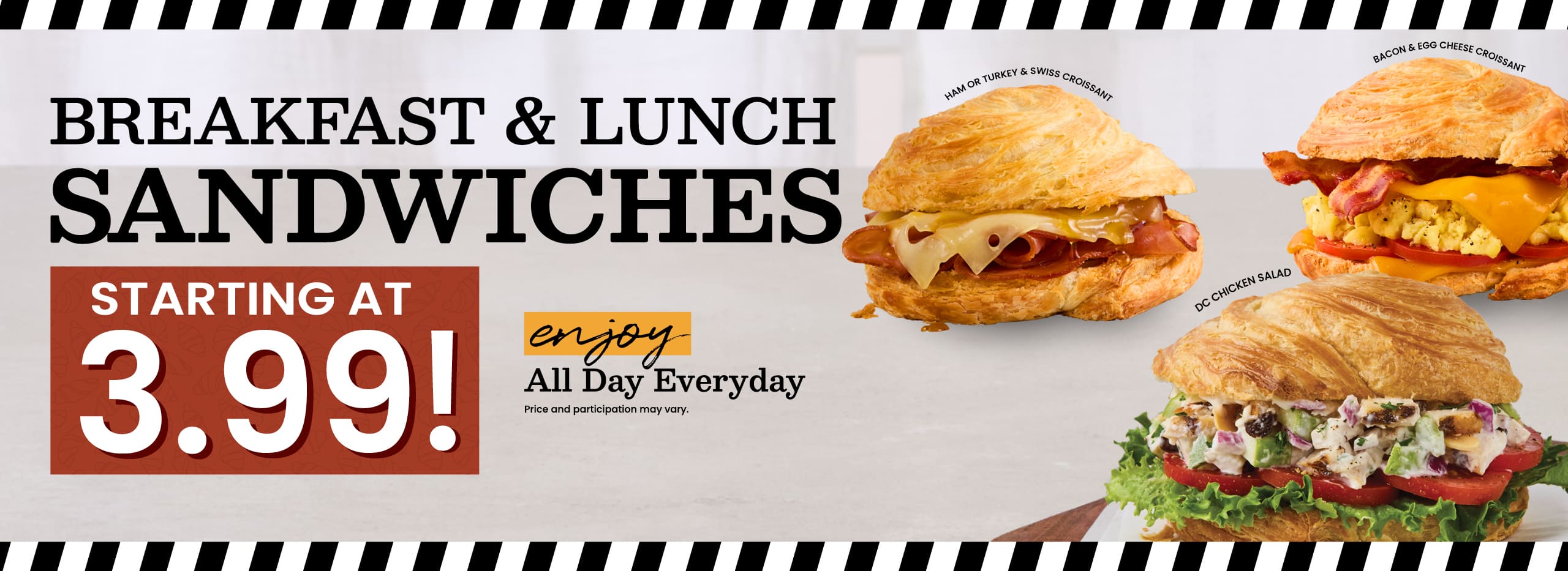 $3.99 and $4.99 Sandwiches