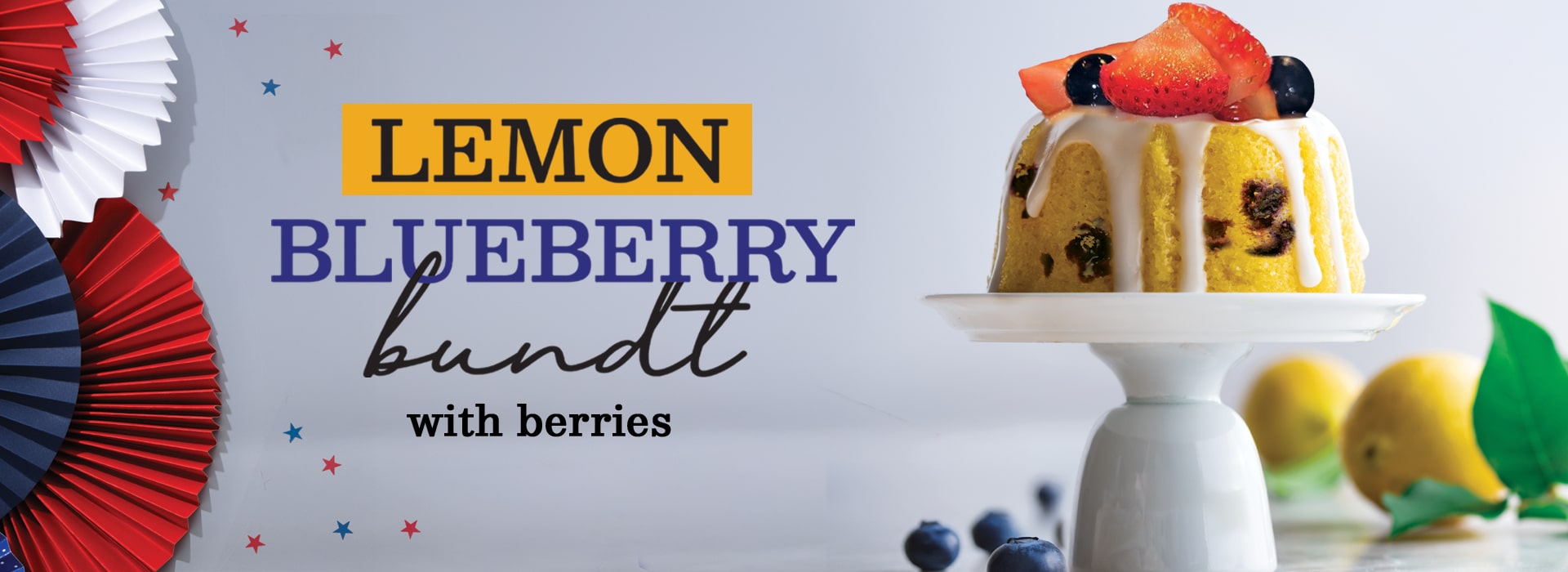 Lemon Blueberry Bundt