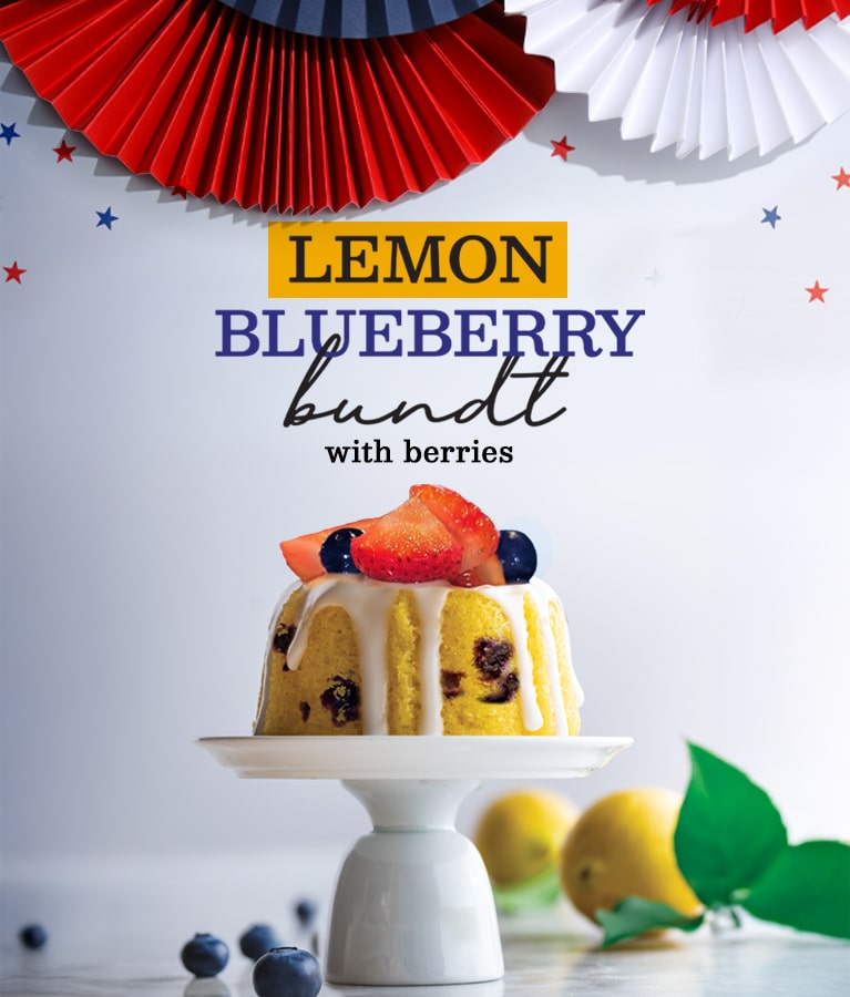 Lemon Blueberry Bundt