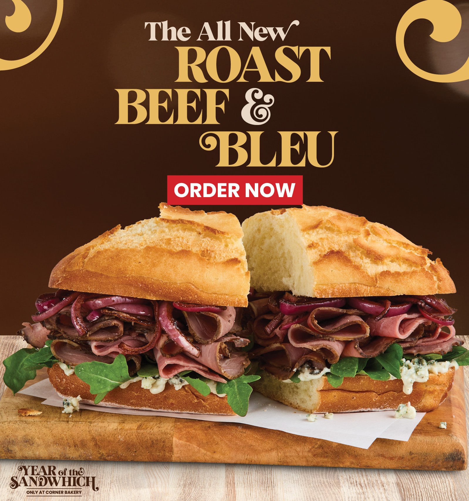 Roast Beef & Bleu Sandwhich