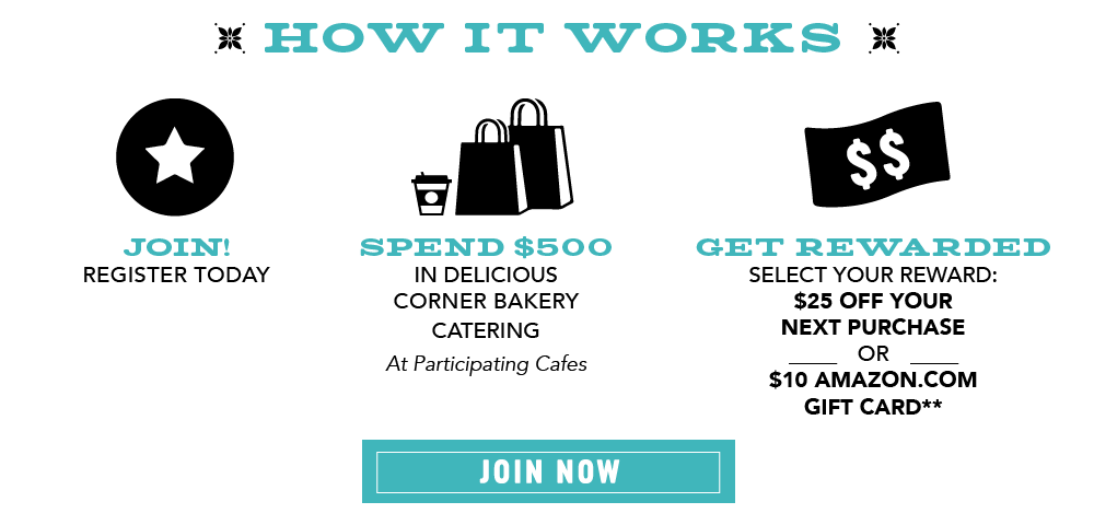 Catering Rewards Landing Page