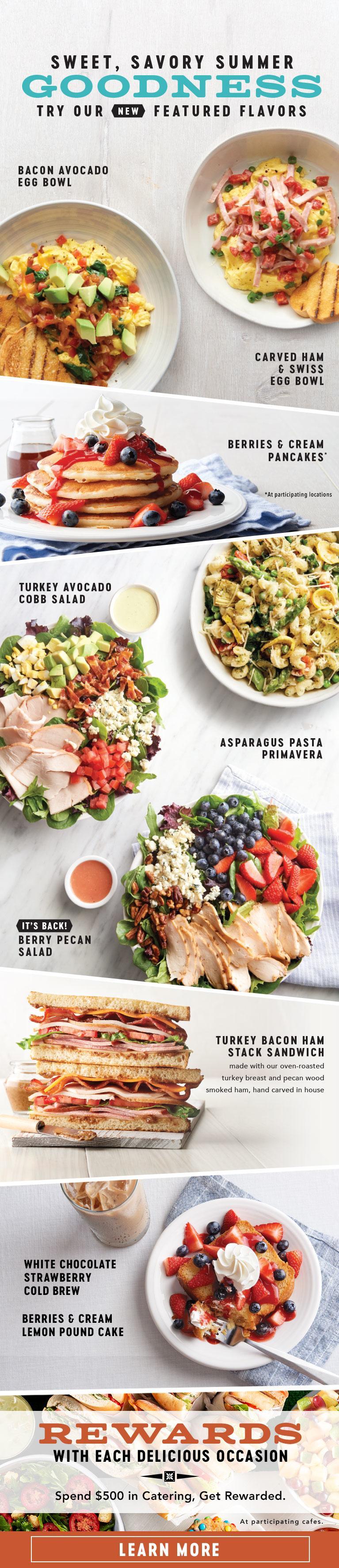 Corner Bakery Cafe Home Sweet Savory Summer Goodness